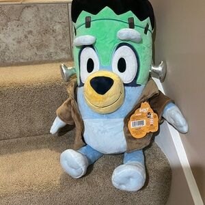 Bluey Frankenstein monster 18" Halloween Jumbo Plush